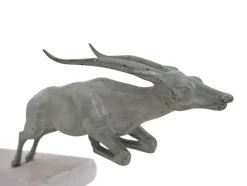 Pamono Vintage Art Deco Sculpture Atlantement in White Bronze by Jean De Marco for Max Le Verrier, 1920s><noscript><img width=