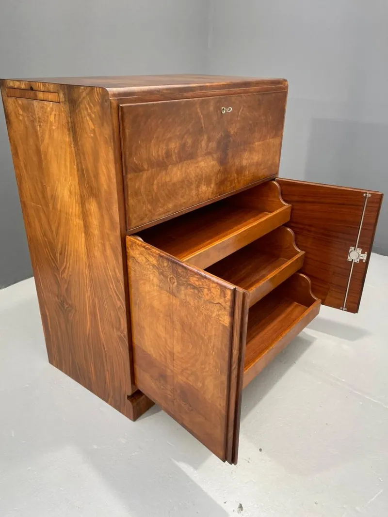 Pamono Vintage Art Deco Secretaire, 1930s> Secretaires