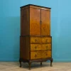 Pamono Vintage Art Deco Style Walnut Tallboy Linen Cabinet, 1950s> Cabinets & Wardrobes