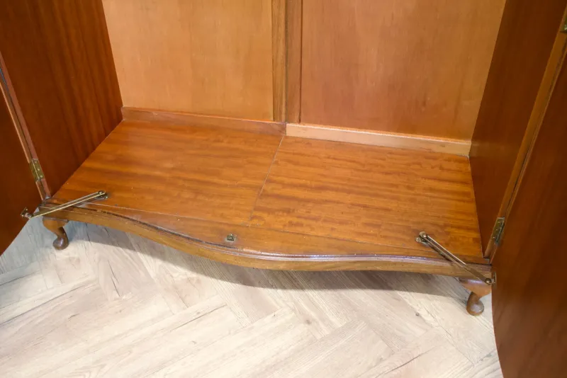 Clearance Pamono Vintage Art Deco Walnut Wardrobe, 1950s