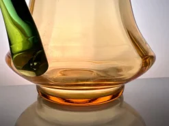 Pamono Vintage Art Nouveau Mouth-Blown Liqueur Decanter in Colored Glass, 1920s> Bottles, Carafes & Jugs