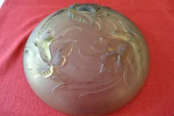 Pamono Vintage Art Nouveau Opalescent Glass Centerpiece, 1920s><noscript><img width=
