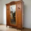 Pamono Vintage Art Nouveau Wardrobe in Oak, 1920> Cabinets & Wardrobes