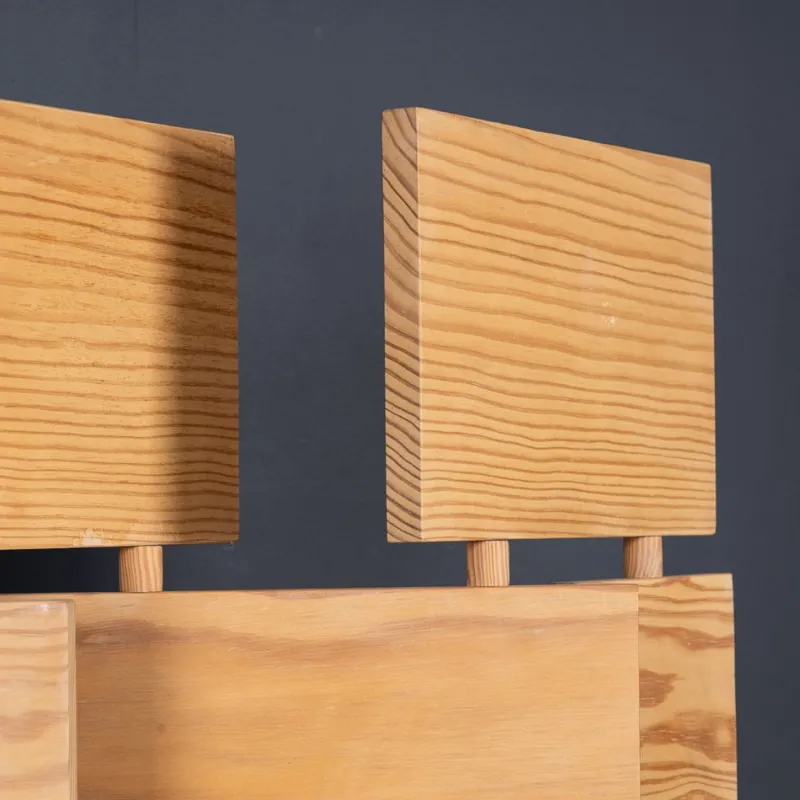 Clearance Pamono Vintage Articulated Pine Screen, 1980
