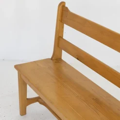 Pamono Vintage Ash Wood Benches, Set of 2><noscript><img width=