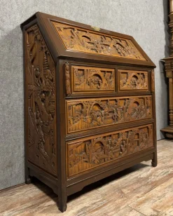Hot Pamono Vintage Asian Secretaire in Camphor, 1950