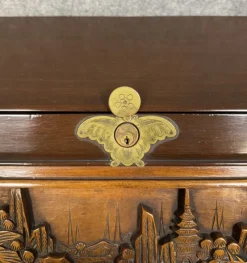 Hot Pamono Vintage Asian Secretaire in Camphor, 1950
