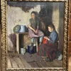Sale Pamono Vintage Austrian Children's Picture with Illegible Signature, Circa 1900