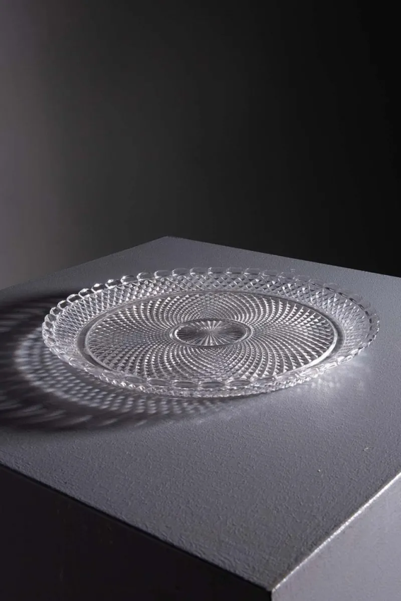 Sale Pamono Vintage Baccarat Crystal Serving Plate, 1970