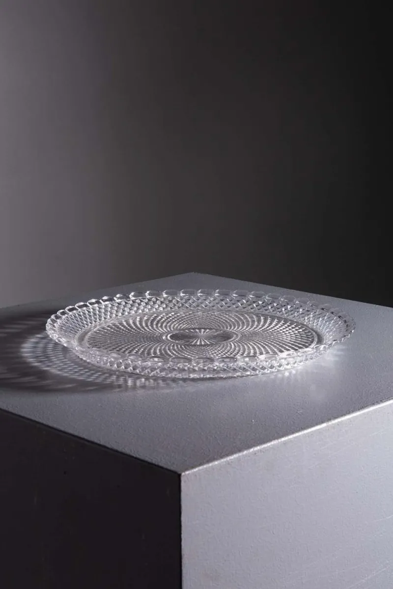 Sale Pamono Vintage Baccarat Crystal Serving Plate, 1970