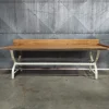 Sale Pamono Vintage Baker's Table with Iron Base and Beech Top