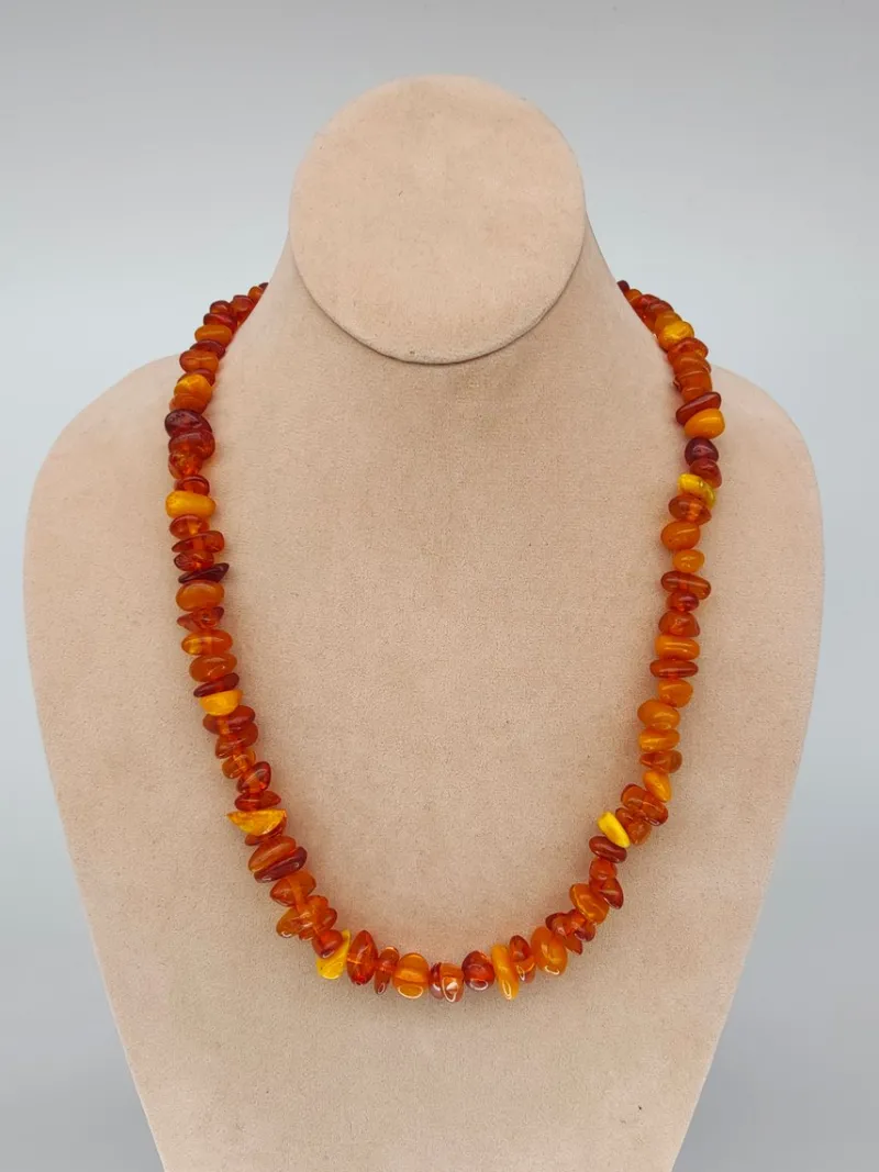 Discount Pamono Vintage Baltic Amber Necklace and Bracelet, Set of 2
