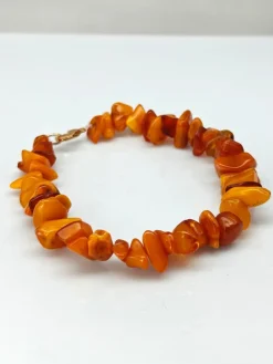 Discount Pamono Vintage Baltic Amber Necklace and Bracelet, Set of 2