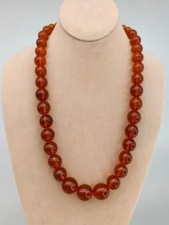 Pamono Vintage Baltic Amber Necklace> Necklaces
