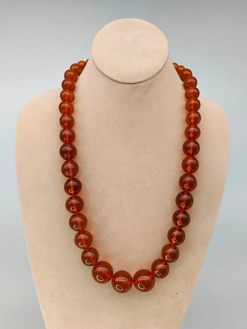 Pamono Vintage Baltic Amber Necklace> Necklaces
