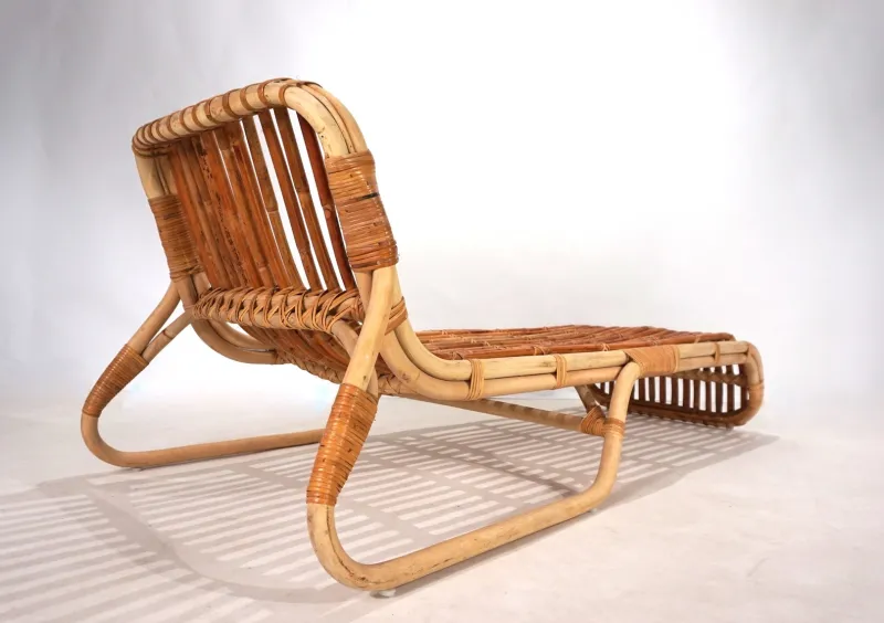 Pamono Vintage Bamboo Daybed, 1970