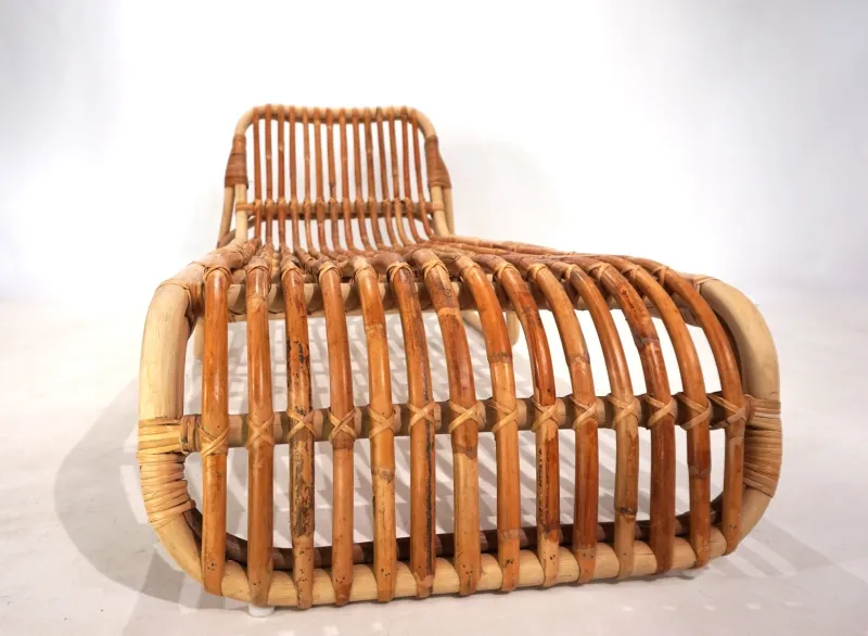 Pamono Vintage Bamboo Daybed, 1970