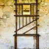 Sale Pamono Vintage Bamboo Hall Stand with Bevelled Mirror, 1920s