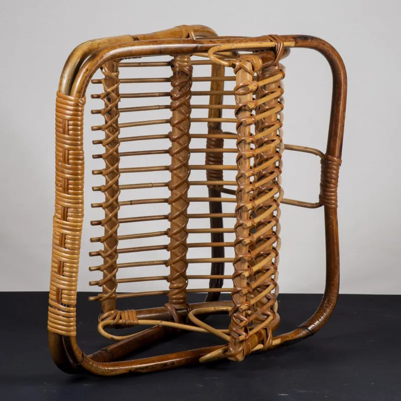 Pamono Vintage Bamboo Magazine Rack> Magazine Racks