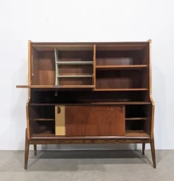 Pamono Vintage Bar Cabinet by Oswald Vermaercke, 1950s><noscript><img width=