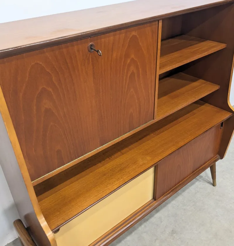 Pamono Vintage Bar Cabinet by Oswald Vermaercke, 1950s> Cabinets & Wardrobes