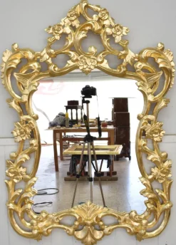 Sale Pamono Vintage Baroque Golden Mirror