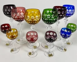 Pamono Vintage Barthmann Crystal Liqueur Glasses, West Germany, 1969, Set of 6><noscript><img width=