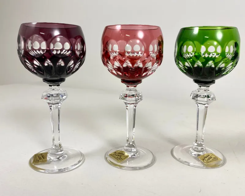 Pamono Vintage Barthmann Crystal Liqueur Glasses, West Germany, 1969, Set of 6> Glassware