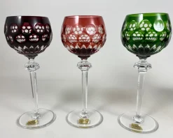 New Pamono Vintage Barthmann Crystal Wine Glasses, West Germany, 1960s, Set of 6