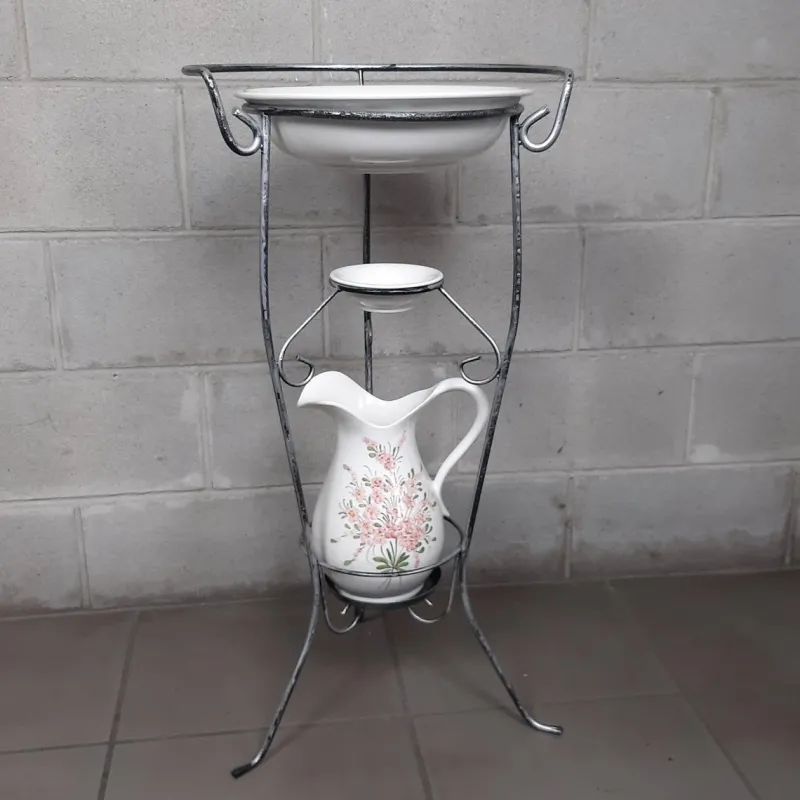 Hot Pamono Vintage Basin with Pitcher, 1950s, Set of 2