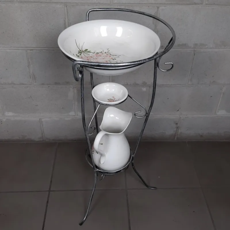 Hot Pamono Vintage Basin with Pitcher, 1950s, Set of 2