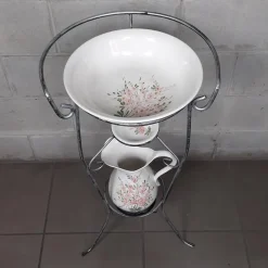 Hot Pamono Vintage Basin with Pitcher, 1950s, Set of 2
