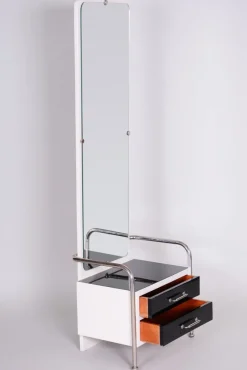 Pamono Vintage Bauhaus Black & White Dressing Table from Vichr, 1930s> Dressing Tables