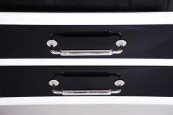 Pamono Vintage Bauhaus Black & White Dressing Table from Vichr, 1930s><noscript><img width=