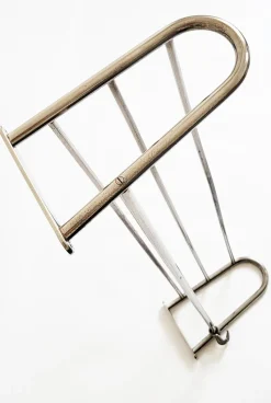 Clearance Pamono Vintage Bauhaus Chrome Wall Rack, 1930s