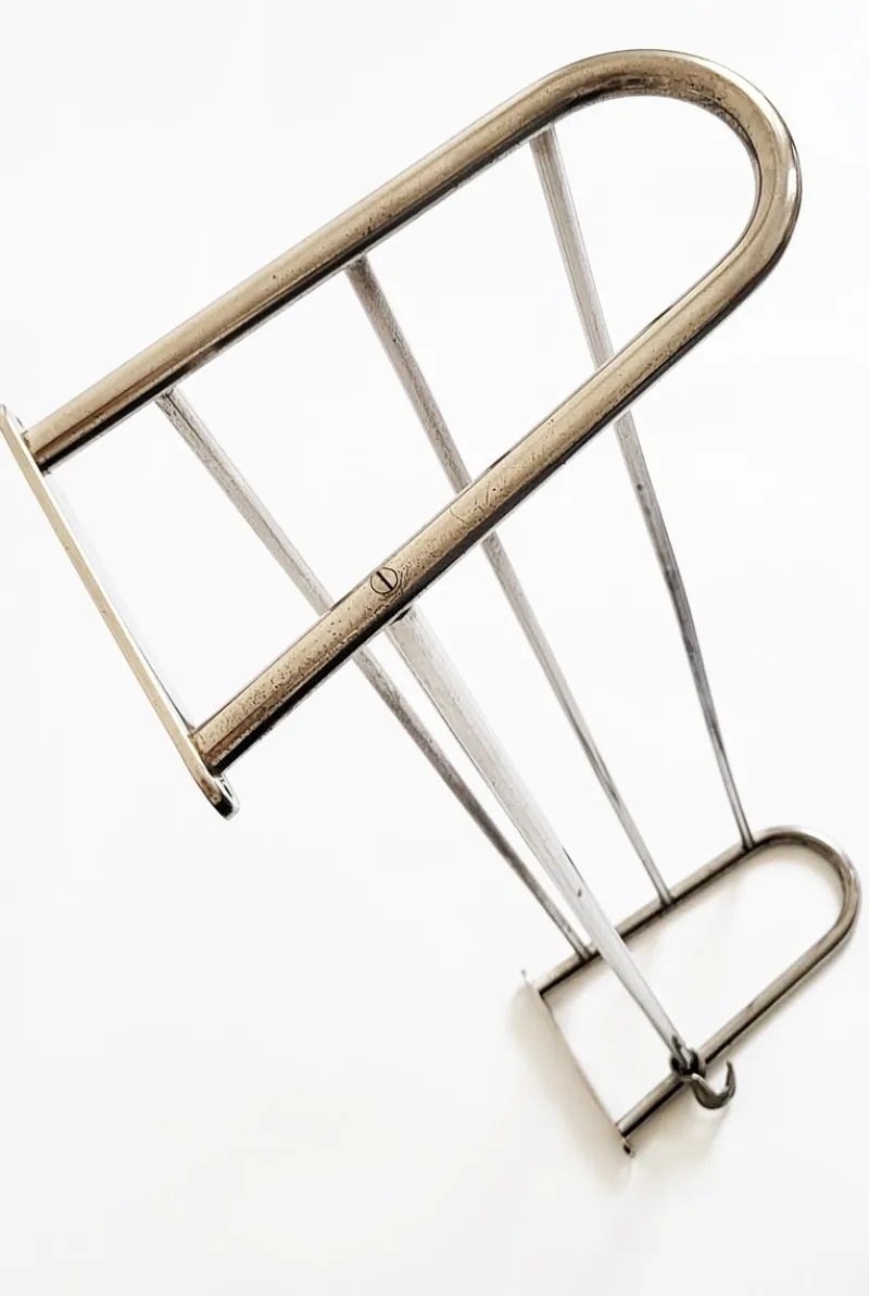 Clearance Pamono Vintage Bauhaus Chrome Wall Rack, 1930s