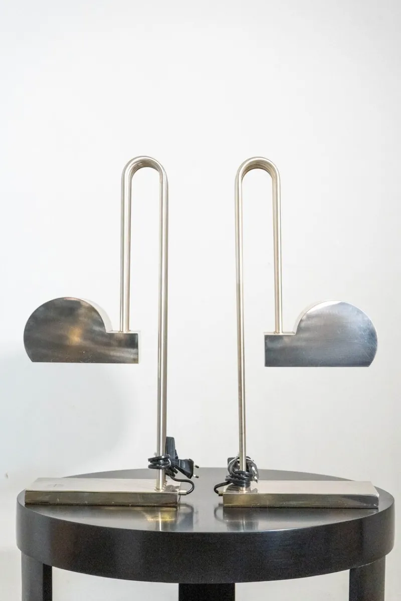 Pamono Vintage Bauhaus Lamps by Marcel Breuer, 1920s, Set of 2> Table Lamps