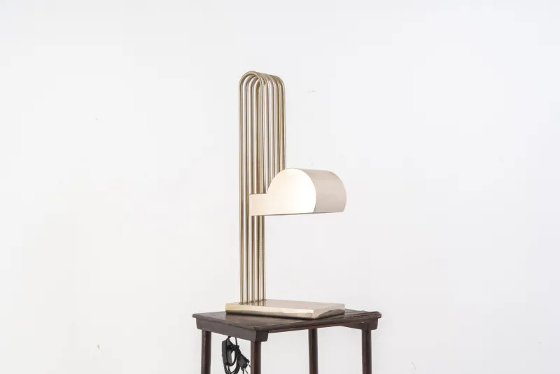 Pamono Vintage Bauhaus Lamps by Marcel Breuer, 1920s, Set of 2> Table Lamps