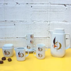 Sale Pamono Vintage Bavarian Coffee Set from Schirnding Bavaria, 1950s, Set of 27