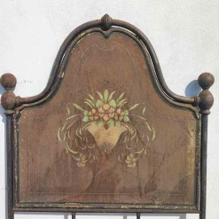 Pamono Vintage Bed Headboard and Footboard in Wrought Iron> Beds & Bedroom Sets