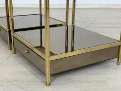 Pamono Vintage Bedside Tables in Glass><noscript><img width=