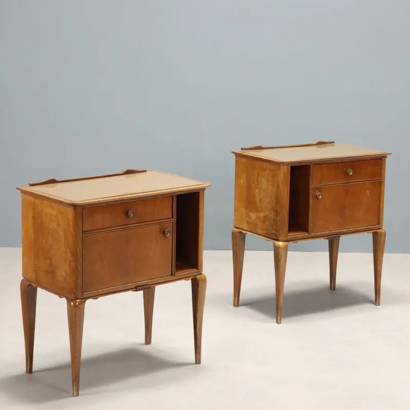 Online Pamono Vintage Bedside Tables, 1950s, Set of 2