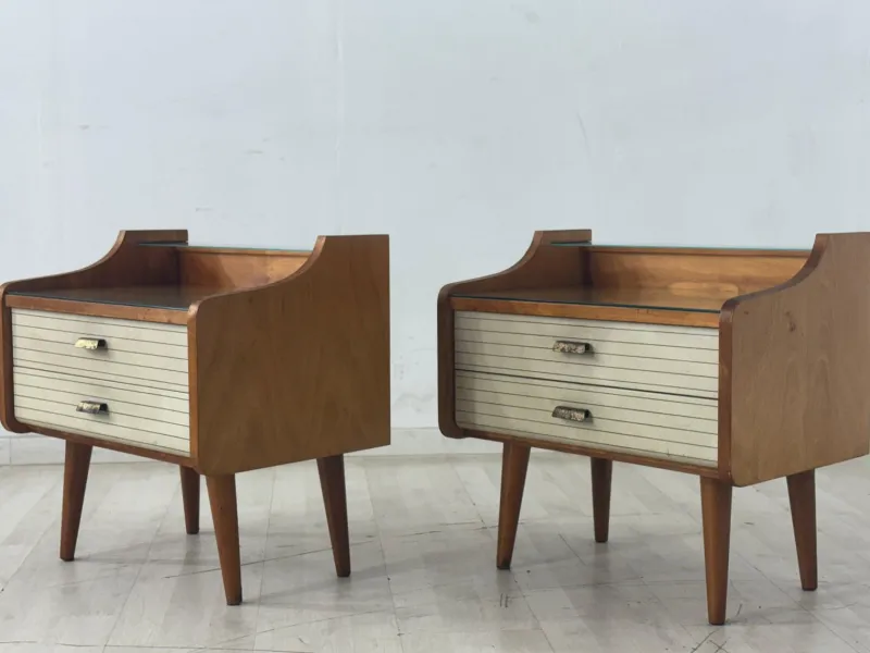Pamono Vintage Bedside Tables, Set of 2> Nightstands