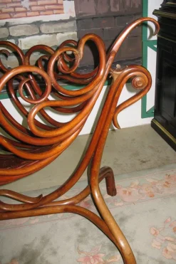 Pamono Vintage Beech Crib, 1920s><noscript><img width=
