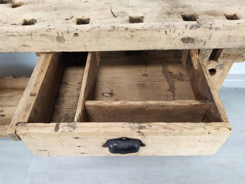 Pamono Vintage Beech Worktable, 1920s> Worktables & Workbenches
