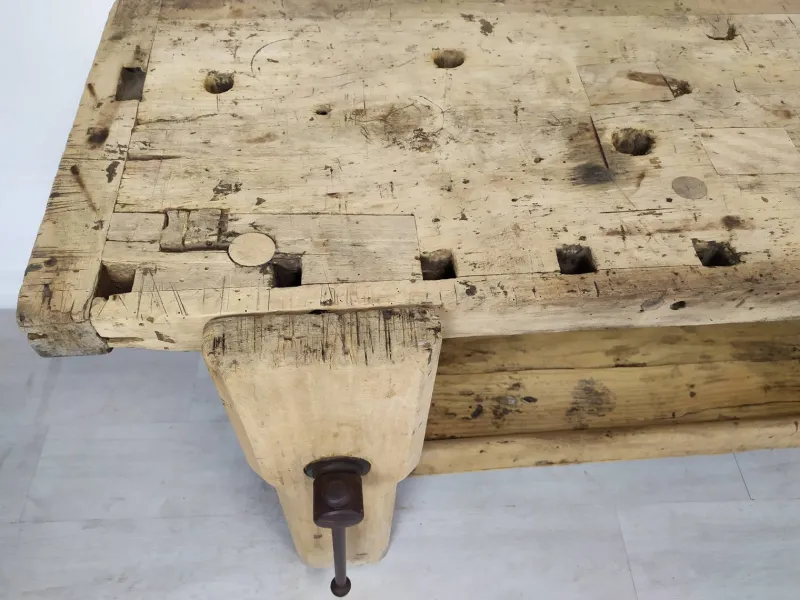 Pamono Vintage Beech Worktable, 1920s> Worktables & Workbenches