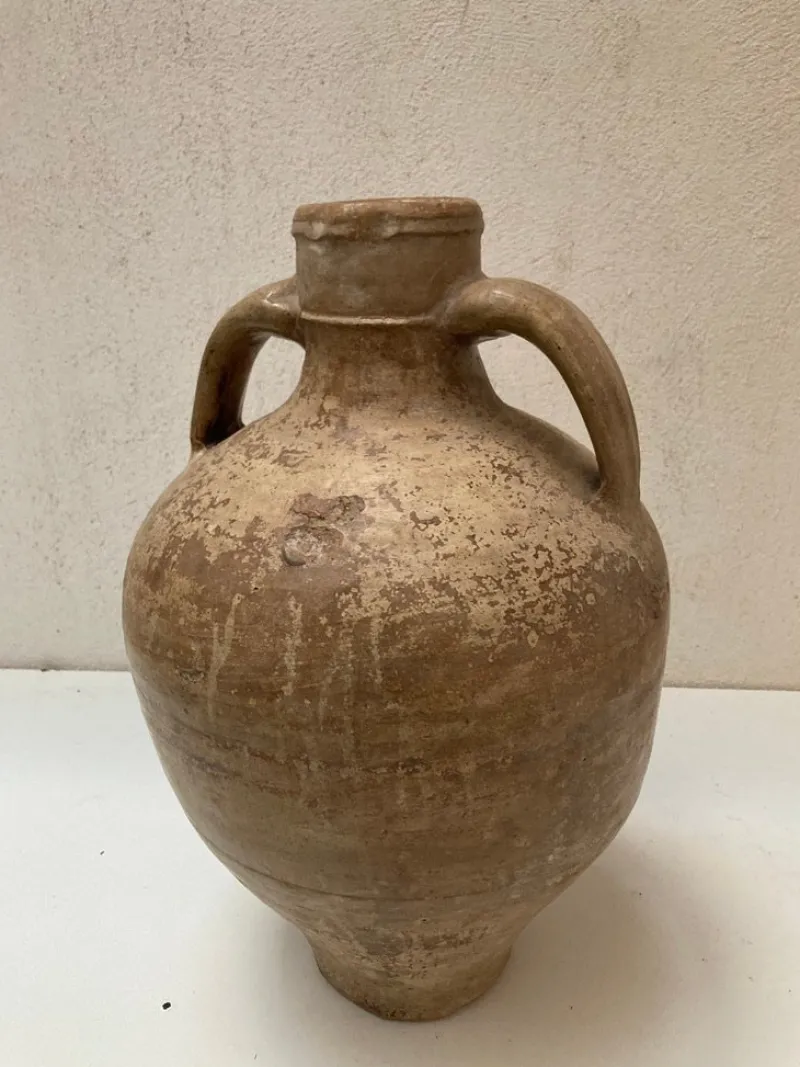 Hot Pamono Vintage Beige Faience Vase