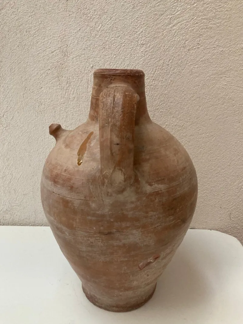 Sale Pamono Vintage Beige Faience Vase