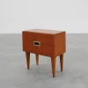 Pamono Vintage Belgian Teak Veneer Nightstand, 1950s> Nightstands