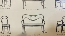 Pamono Vintage Bench from Thonet, 1891